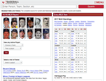 Tablet Screenshot of baseball-reference.com